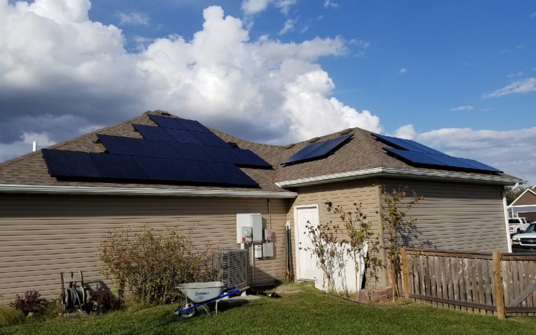 Residential Home Solar Array in Knob Knoster, Missouri
