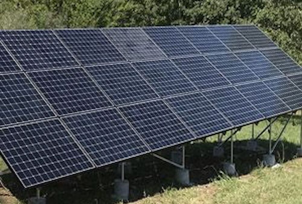 Ground Mount Solar Array in Adrian, Missouri