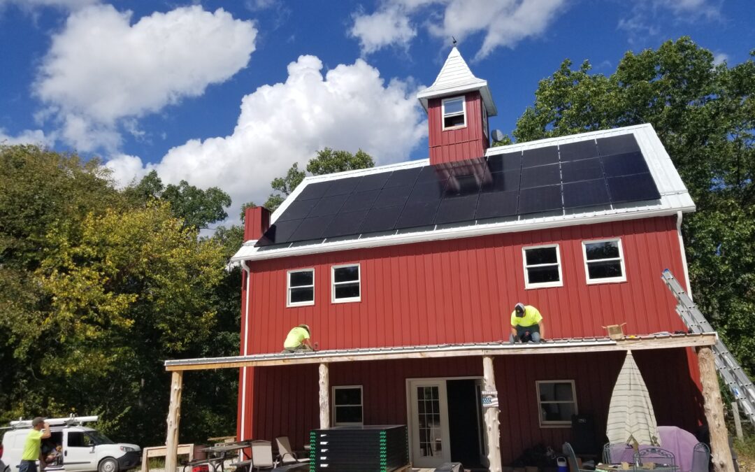 Residential Home Solar Array in Wright City, Missouri